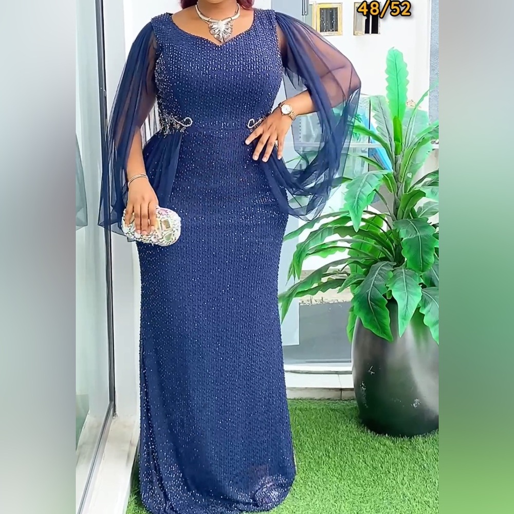 Stoned blue dress. New in boutique. Never worn with tag